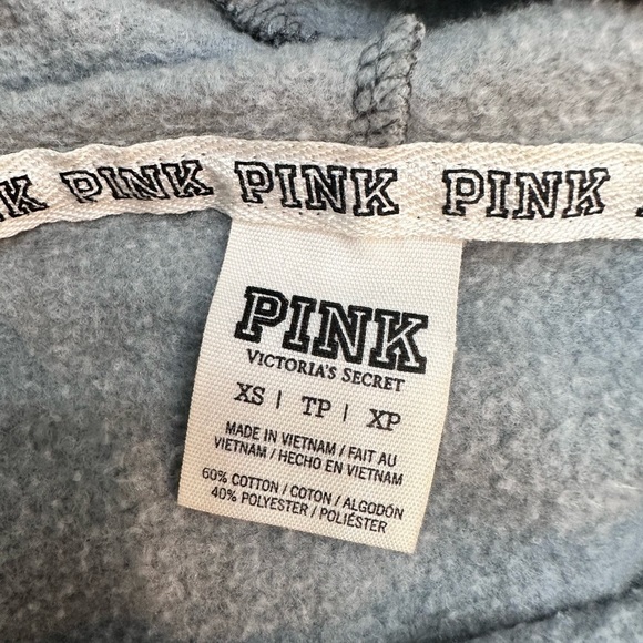 Pink by Victoria’s Secret Gray Hoodie - Picture 7 of 9